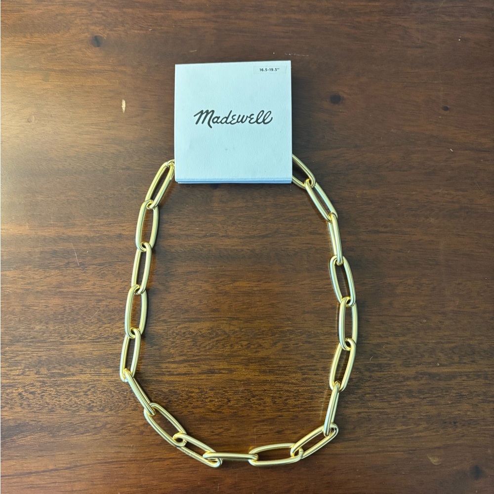 Madewell Large Paperclip Necklace